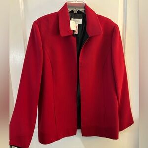 Studio I Classic Red Women's Jacket/ Blazer  sz 14